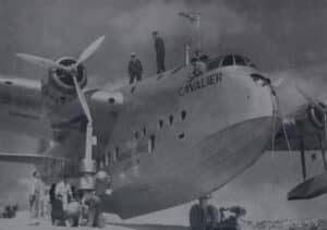 Short S.23 Empire flying boat Cavalier (Armstrong 1952: facing 141)